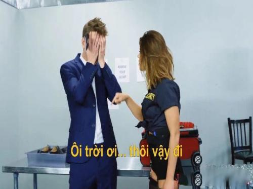Đừng đùa với nữ an ninh vú bự